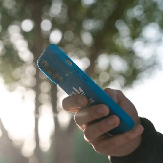 Cover Iphone 13 Pro Max Trefoil Snap Adidas - Blue